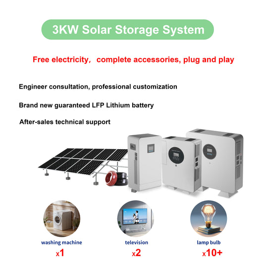 3KW Solar Storage System - Complete Energy Solution