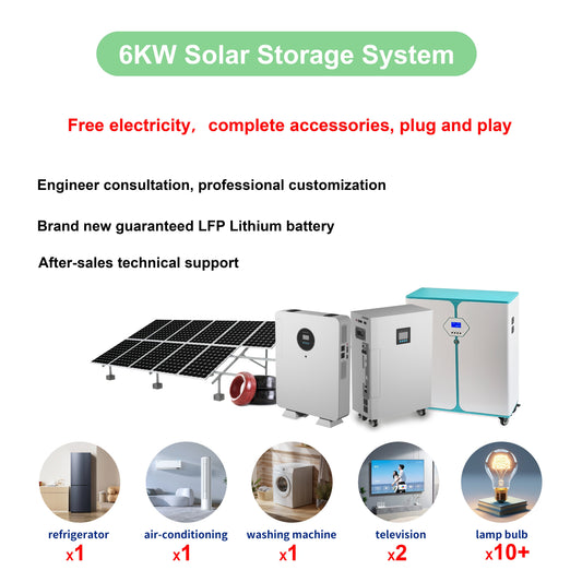 6KW Solar Storage System: Modular AC + Home Power